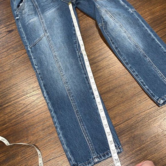 Kancan Sz 5/26 High Rise Button Fly Elastic Paperbag Waist Skinny Jeans - Picture 11 of 12